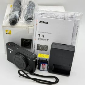 【良品/オマケ付】Nikon 1 J1 ボディ ブラック ミラーレス一眼カメラ