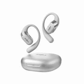 ショックス ワイヤレス イヤホン 左右分離 IP55 Dolby Audio搭載 USB-C OpenFit 2+ SKZ-EP-000051 グレー