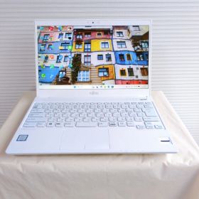 富士通 白 ノートパソコン LIFEBOOK UH75/B3 Windows11 第８世代 Core i7-8550U メモリ8GB SSD256GB 13インチ（解像度1920×1080） webカメラ フルHD 美品
