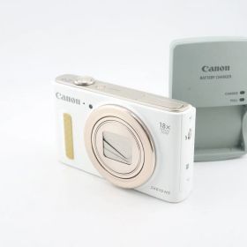 ★美品★キヤノン CANON PowerShot SX610 HS ホワイト 充電器付★ I0929＃5716