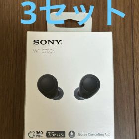 SONY ワイヤレスイヤホン WF-C700N ブラック 3セット