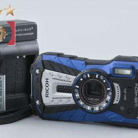 【中古】RICOH リコー PENTAX ペンタックス WG-40W ブルー コンパクトデジタルカメラ