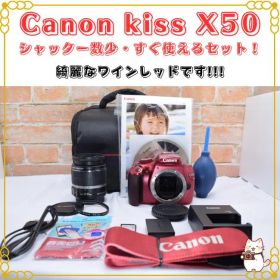 Canon EOS Kiss X50 手振れレンズキット シャッター数2000回
