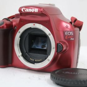 【返品保証】 【シャッター2263回】キャノン Canon EOS Kiss X50 レッド デジタル一眼 e17589