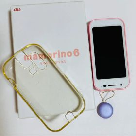 au mamorino6 マモリーノ6 ピーチ 付属品完備