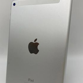 iPad mini 第４世代 7.9インチ 128GB シルバー/ストア版シムフリー/バッテリー100%/Wi-Fi＋セルラーモデル pmn4-011