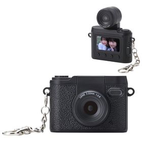 エレコム CMR-DTC01BK 自撮りができるセルフィーミニカメラ「CMR-DTC01」（ブラック）ELECOM[CMRDTC01BK] 返品種別A