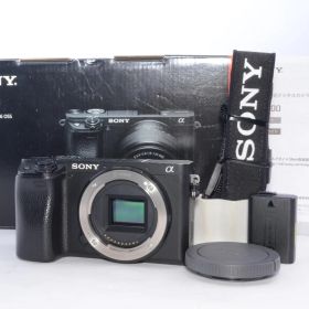 SONY α6400（ILCE-6400）ボディ APS-C 動作確認済 元箱・説明書付 上部欠けあり