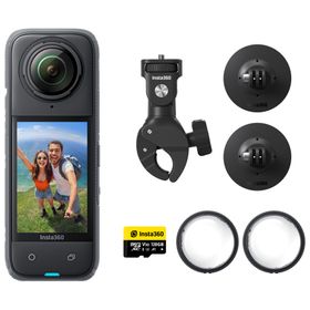 Insta360 CINSABMA-X405 アクションカメラ「Insta360 X4」モーターサイクルキット8K 360 Action Cam[CINSABMAX405] 返品種別B