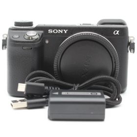 【美品】 ショット数3,693 ソニー α NEX-6ボディ ブラック NEX-6/B SONY NEX-6(B) JS129-02405