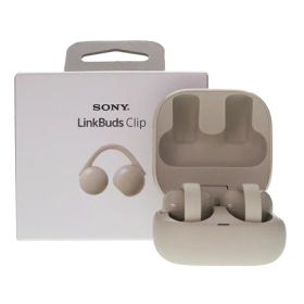 【SONY】ソニー『ワイヤレスステレオヘッドセット / LinkBuds Clip / グレージュ』WF-LC900/CZ 2026年2月発売 オーディオ 1週間保証【中古】