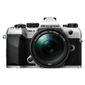 【新品/在庫あり】OM SYSTEM OM-5 Mark II 14-150mm II レンズキット シルバー 防じん・防滴仕様 小型軽量ミラーレス一眼カメラ