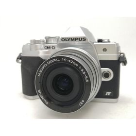 【中古】OLYMPUS OM-D E-M10 Mark IV EZダブルズームキット シルバー【新宿2】保証期間１ヶ月【ランクB】