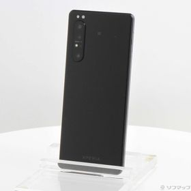 (中古)SONY Xperia 1 II 256GB フロストブラック XQ-AT42 SIMフリー(276-ud)