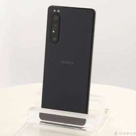(中古)SONY Xperia 1 II 128GB ブラック AUXP1II auロック解除SIMフリー(348-ud)