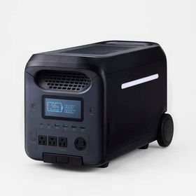即納 エレコム ポータブル電源 大容量 2560Wh リン酸鉄 バッテリー 【 AC×4 (定格2000W/2500W) Type-C×2 U...