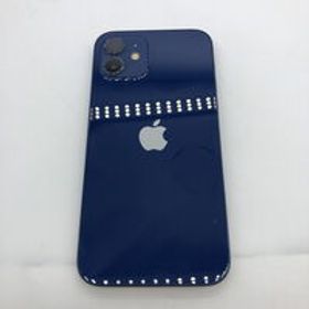 中古 【SIMロック解除済み】【SoftBank】Apple iPhone12 6.1インチ 128GB (ブルー) MGHX3J/A 155560 状態： C:並品