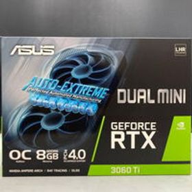 中古 ASUS DUAL-RTX3060TI-O8G-MINI-V2 (RTX3060Ti 8GB) 175521 状態： C:並品