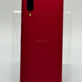 【中古C】BASIO active2 SHG12 レッド SIMフリー 白ロム