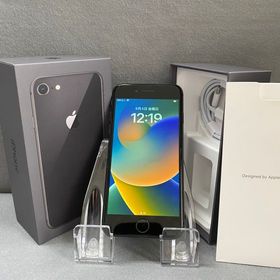 美品 国内版 SIMフリー iPhone8 64GB スペースグレイ色
