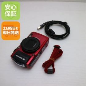 美品 TG-4 レッド 即日発送 コンデジ OPLYMPUS 本体 土日祝発送OK