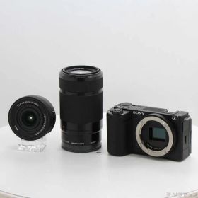 ソフマップ 〔中古品〕 VLOGCAM ZV-E10 II ダブルズームレンズキット ブラック ZV-E10M2X B【269】