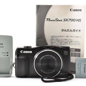 Canon キャノン PowerShot SX700 HS ブラック /3424 動作OK 返金保証