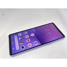 ★送料無料★良品★SoftBank★Xperia 10 V A302SO★パープル★0080270004318★SYS★09/08