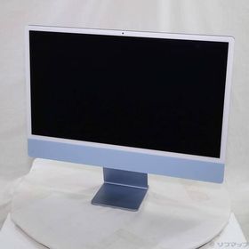 〔中古〕Apple(アップル) iMac 24-inch Mid-2021 MJV93J／A Apple M1 8コアCPU_7コアGPU 8GB SSD256GB ブルー 〔26.3 Tahoe〕〔258-ud〕