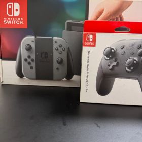 Nintendo Switch 本体 グレー 初期型 proコントローラー