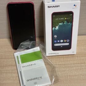 【新品同様】SHARP Android One ピンク S5-SH SIMフリー