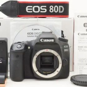 ☆美品☆ Canon キャノン EOS 80D ボディ 元箱 付属品 ♯26090507