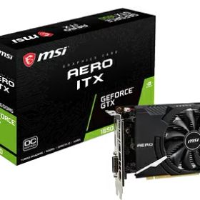 【中古】 MSI Gaming GeForce GTX 1650 128ビット HDMI/DP 4GB GDRR5 HDCPサポート DirectX 12 シングルファン OCグラフィックスカード (GTX 1650 Aero ITX 4G OC)