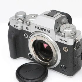 【中古】【並品】富士フイルム FUJIFILM X-T4 ボディ [シルバー] CA01-D600-4B2A FUJIFILM XT4 シルバー 手ブレ補正 中古 ミラーレス