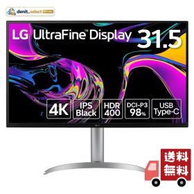 LG モニター 32UQ850V-W 31.5インチ/4K/IPS Black/HDR400/USB-C PD90W/KVM