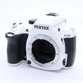 【中古品】《良品》 PENTAX K-50 ボディ ホワイト 【液晶パネル内分解清掃/内臓電池部品交換/各部点検済】【海外仕様機】 [ デジタルカメラ ]