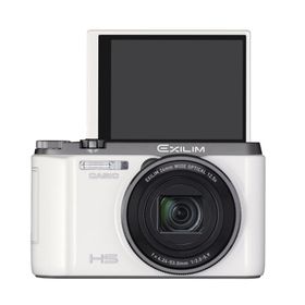 CASIO デジタルカメラ EXILIM EXZR1100WE 自分撮りチルト液晶 1610万画素 光学12.5倍ズーム EX-ZR1100WE ホワ