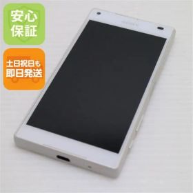 超美品 SO-02H Xperia Z5 Compact ホワイト 即日発送 スマホ DoCoMo SONY 本体 白ロム 土日祝発送OK