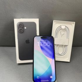 美品 国内版 SIMフリー iPhone16 256GB ブラック色