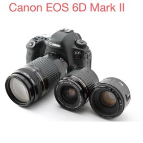 Canon EOS 6D Mark II標準&望遠&単焦点トリプルレンズセット