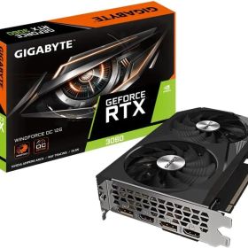 【新品】グラフィックボード グラフィックボード GIGABYTE GeForce RTX 3060 WINDFORCE OC 12G (rev.2.0) [GV-N3060WF2OC-12GD]