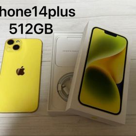 iPhone 14 Plus 512GB イエロー 本体 【美品】 SiMフリー