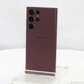 【中古】SAMSUNG(サムスン) Galaxy S22 Ultra 256GB バーガンディ SC-52C docomo SIMフリー 【348-ud】