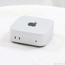 【中古】Apple(アップル) Mac mini Late-2024 MU9E3J／A Apple M4 10コアCPU_10コアGPU 16GB SSD512GB シルバー 〔macOS v26.6.2〕 【344-ud】