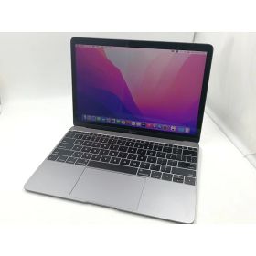 【中古】Apple MacBook 12インチ CTO (Early 2016) スペースグレイ Core m3 (1.1G)/8G/256G(SSD)/intel HD 515【千葉】保証期間1ヶ月【ランクC】