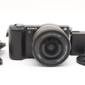 ★ショット数2307回★ ソニー SONY α5000 ブラック ＋ E PZ 16-50mm F3.5-5.6 OSS 充電ケーブル付き ARYM7042 #225