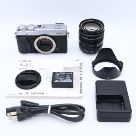 FUJIFILM フジフィルム ミラーレス一眼カメラ X-E1 レンズキット ズームレンズ付属 シルバー X-E1/XF18-55 #260821_24005523