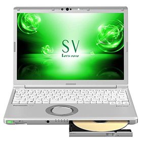 「非常に良い」パナソニック 12.1型ノートPC Let's note レッツノート SV シルバー CF-SV7(中古品)