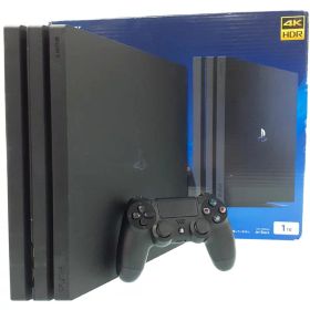 【SIE】ソニー『PlayStation4 Pro プレイステーション4 Pro 1TB ジェットブラック』CUH-7200BB01 ゲーム機本体 1週間保証【中古】
