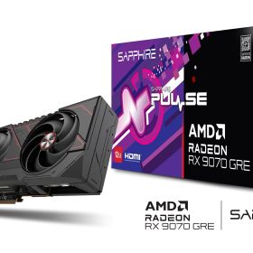 SAPPHIRE PULSE Radeon RX 9070 GRE GAMING OC 12GB GDDR6 グラフィックボード｜11354-01-20G